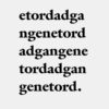 et ord ad gangen