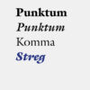 punktum punktum blaa