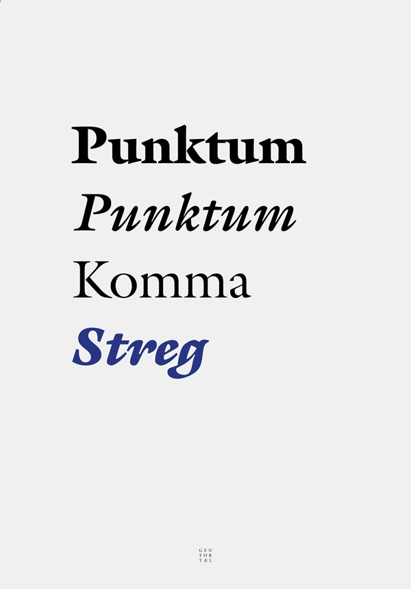 Punktum Punktum, Blå